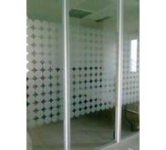 cutting sticker sandblast/ kaca film es