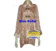 Blus batik Sofie, ready stok
