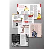 Desain tata letak majalah / newsletter