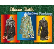 BLOUSE BATIK MUSLIM