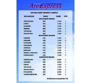 TARIF SPESIALIS JAKARTA - BANTEN ( PRIORITY SERVICE )