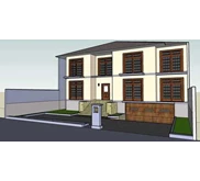 Desain Rumah Tinggal Dalam Model Sketchup