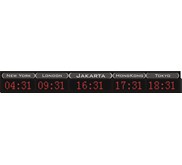LED Digital World Clock