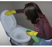 Cleaning kamar mandi dari kerak kuning dan pengkilat stanlles