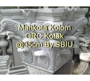 Mahkota Kolom GRC @ 35 cm