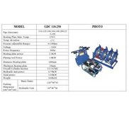 Mesin Butt Fusion FDC 110-250 Hydroulic