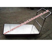 trolley stainless trolley barang 