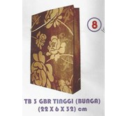 TB 3 GBR TINGGI ( BUNGA) UKURAN: 22x6x32cm