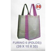 TAS .SOUVENIR.ULANG TAHUN. FURING 6 ( POLOS) 26X10X35) CM