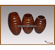 Vas Bunga Kepompong Satu Set