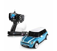 Firelap Race 2wd Am27 Mhz Mini Cooper Blue