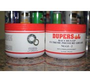 EQUIVALENT SHELL ALVANIA EP2LF, SHELL GADUS EP2, MOBILUX EP2, BP ENERGREASE EP2, BALMEROL LIPREX EP2, ROTARY GREASE EP2, TOTAL MULTIS EP2, DUPERSOL BACCHUS EP2.