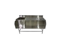 Coctail Station with Single Sink & Ice Bin