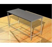 MEJA STAINLESS 1 Tingkat