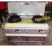 Stainless Steel Gas Double Kwali Range Medium Pressure