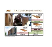 Biowood Composite Wood sunshade louver