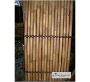Yellow split fence