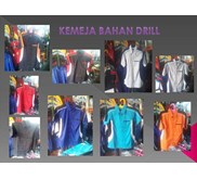 Kemeja bahan drill