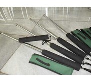 Baton Stick 4 Ruas Silver Grip Busa