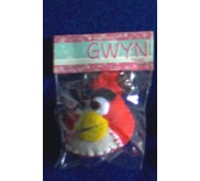 angry bird keychain