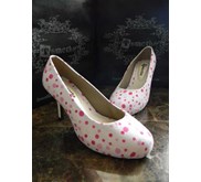 high heels polkadot