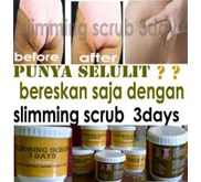 SLIMMING SCRUB 3 DAYS MURAH