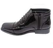 sepatu PDH kilat resleting tali
