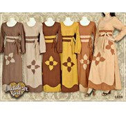 Gamis Metalizer Bunga