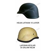 Helm Latihan ( 10 Layers Kevlar)