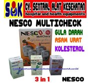 NESCO MULTICHECK 3 IN 1 JAKARTA ( GULA DARAH/ ASAM URAT/ KOLESTEROL )
