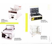 GAS FRYER - GAS LAVA ROCK GRILLD - KOREAN FISH PIE - WARMING SHOWCASE