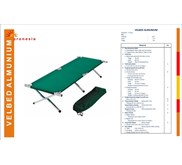 FOLDING BED ALUMUNIUM