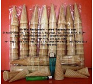 Distributor Agen Jual Cone Waffle Wafel untuk Hard Soft Ice Cream Es Krim Gelato Frozen Yoghurt