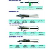 SAFETY BELT HARU/ safety belt haru type HC 113, HC 227, HC 27, HC 10, HC 15