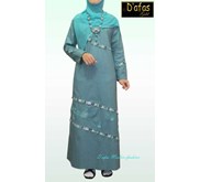 GMD GOLD 07 HIJAU( Gamis Bordir Dws)