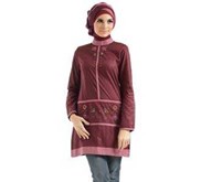 Tunik Azka Bs-46 Coklat Merah