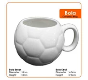 CM Bola - Mug/ Gelas Keramik Promosi/ Souvenir/ Merchandise/ Gift