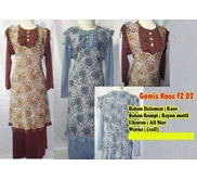 Gamis kaos rompi rayon