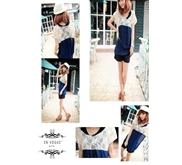 Two Piece Chiffon Shirt Tops ENA030509