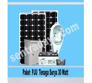 Lampu PJU Tenaga Surya, 30 watt