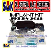 IMPLANT KIT: : KIE KIT: : OBGYN BED: : IUD KIT: : SARANA PLKB: : BKKBN 2012