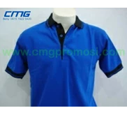 Polo Shirt Murah Kombinasi Biru Hitam Ready Stock TB Polo Shirt