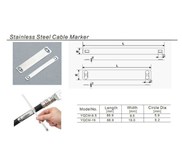 CABLE MARKER STAINLESS STEEL ( BELUM ADA STOCK)