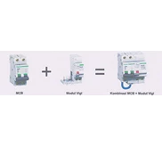 MCB, MODUL VIGI, KOMBINASI MCB DAN MODUL VIGI