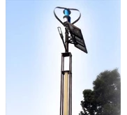 lampu PJU dengan tenaga angin