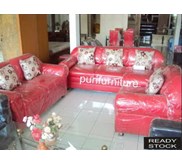Sofa 321 Belina Red Ruang Tamu Keluarga