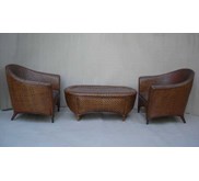 Surabaya Lounge Chair & Table -Stock 1 set only