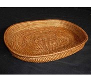 tray oval full anyam
