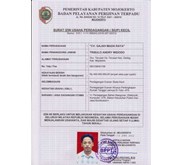 SURAT IJIN USAHA PERDAGANGAN KECIL
