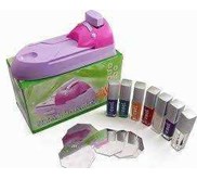 Nail Art Mesin cetak kuku, nail art, alat pencetak kuku, medicue, pedicure